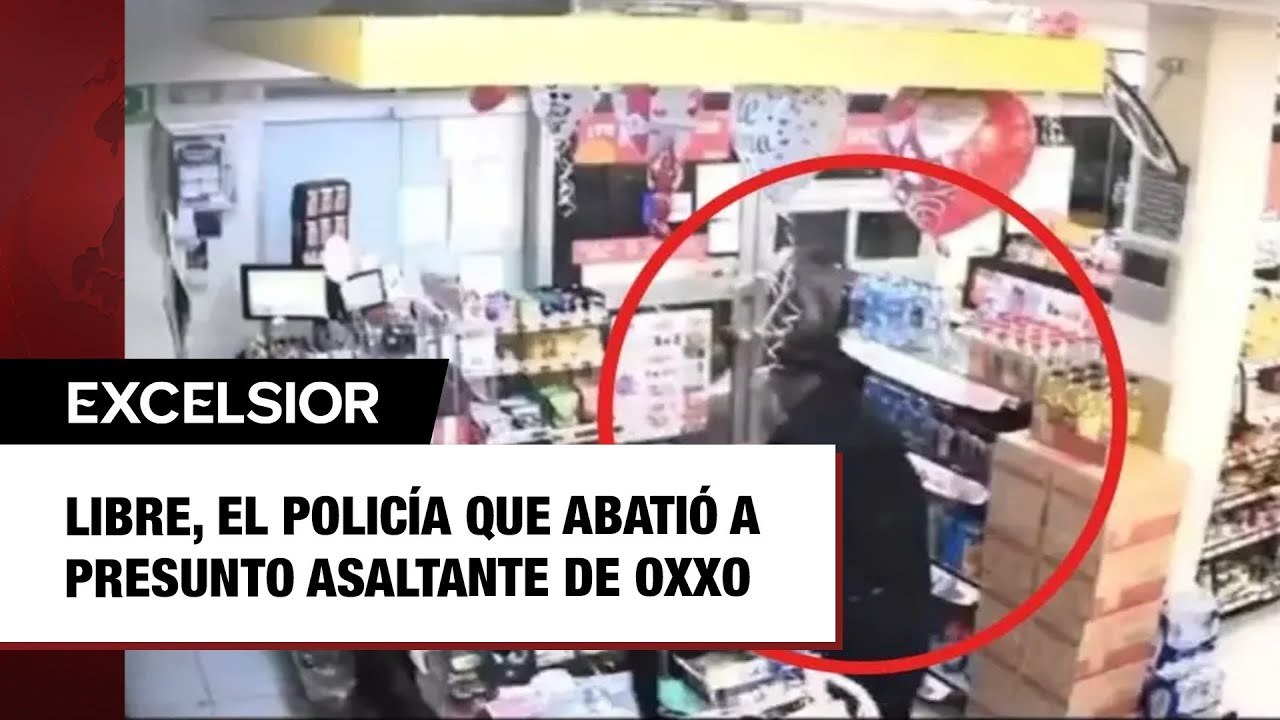 Libre, el policía que abatió a presunto asaltante de Oxxo en Iztapalapa