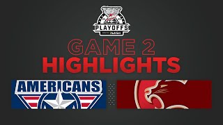 WHL Playoffs Highlights: Americans (1) at Cougars (2) OT - April 1, 2023