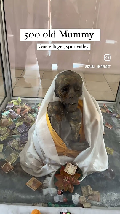 500 years old mummy | Spiti | Gue village | explore | Himachal Pradesh #travel #Himachal