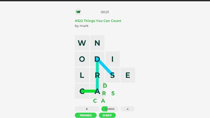 Word Salad #522 – Things You Can Count | Today’s Puzzle Solved Fast! (August 4, 2025)