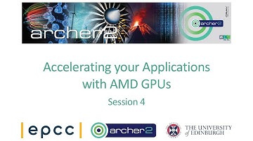 ARCHER2 Training: Accelerating your Applications with AMD GPUs (day 4)