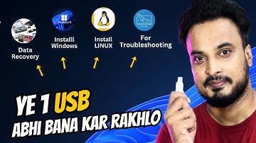 सिर्फ 1 USB आपको Computer Expert 🔧 बना देगी | All in One Bootable USB for IT