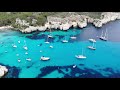 Mejores Calas de Menorca en 4k a vista de Dron