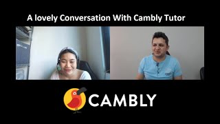 A Lovely Conversation With Cambly Tutor | Cambly Promo Code 2022 | Promo Code: Lesson35