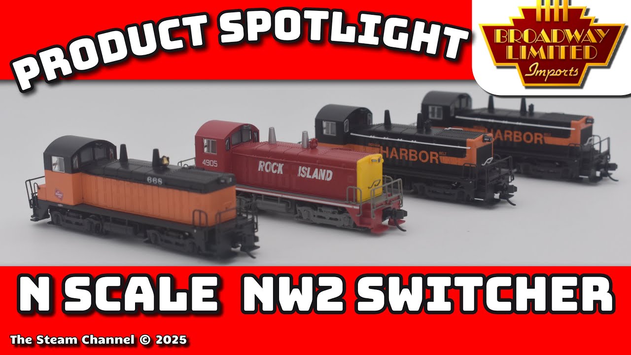 Product Spotlight | Broadway Limited NW2 N Scale Switcher Paragon 4 ...
