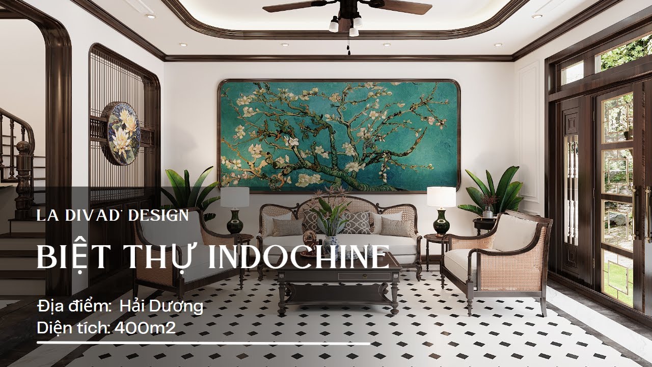 nội thất hải dương New THIẾT KẾ NỘI THẤT BIỆT THỰ PHONG CÁCH INDOCHINE TẠI HẢI DƯƠNG - LA DIVAD' DESIGN #2