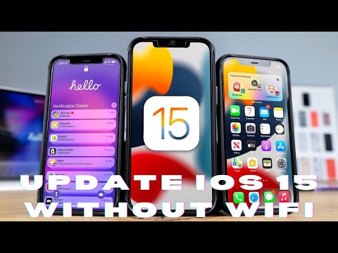 बिना वाईफाई IOS 15 के iPhone कैसे अपडेट करें