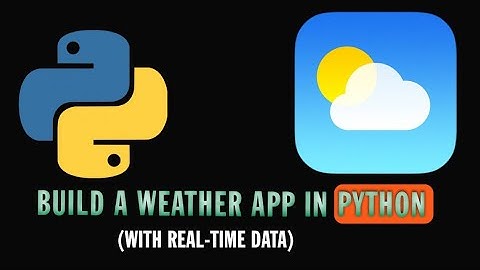 Build a Weather App in Python (with Real-Time Data!) 🌦️ | Beginner Project Tutorial