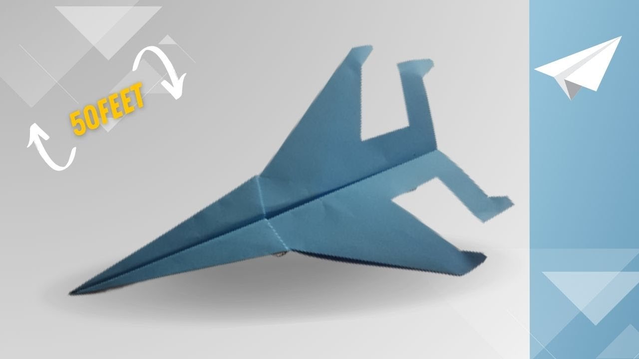 How to Make the BEST Paper Airplane that Flies Really Far — Rocket ...