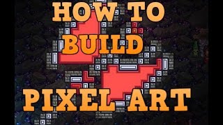 Terraria | Tutorial | How to make Pixel Art | SUPER EASY