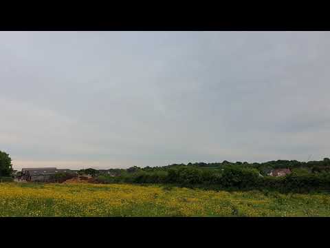 Walking to the sound of the village showing their appreciation for the NHS