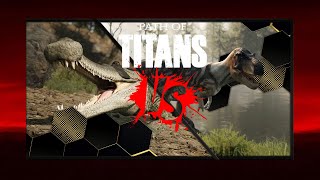 Qui gagne ? Sarco vs Rex [Path of titans]