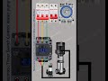 Connection of motor using contactor