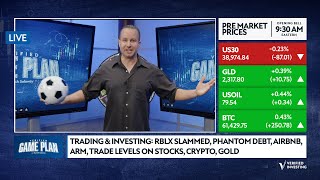 Trading & Investing: RBLX Slammed, Phantom Debt, Airbnb, ARM, Trade Levels On Stocks, Crypto, Gold