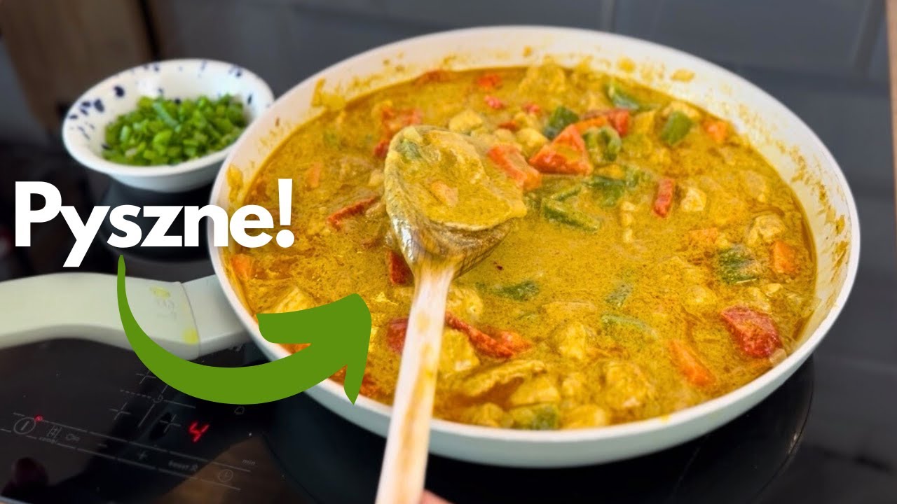 KURCZAK CURRY Z MLEKIEM KOKOSOWYM I WARZYWAMI!