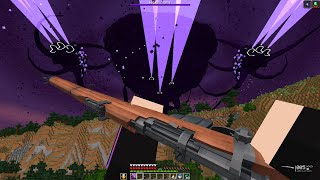DESTROYING WITHER STORM USING WORLD WAR I WEAPONS IN MINECRAFT! screenshot 4