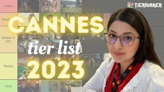 CANNES 2023 ◇ la classifica TIER LIST dei film in concorso