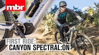 Canyon’s new 2020 Spectral:ON e-bike | First Ride | Mountain Bike Rider