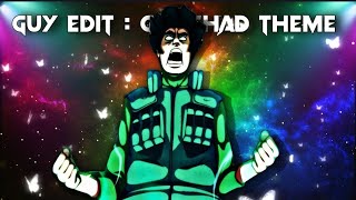 The Might Guy Edit - Giga Chad Theme Free Preset Clips Naruto Hindi Funny Edit