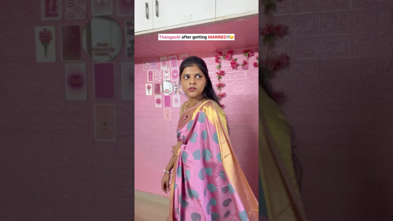 Married Thangachi Alaparaigal 🤣| Wait for it | Share with your friends😂 #shorts #jennimj #ytshorts