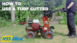 How to use a turf cutter