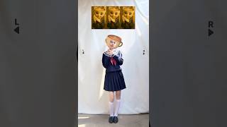 【手作り顔はめパネルで踊ってみた】イタリアンブレインロット曲「トゥントゥントゥンサフールに恋している」【ウワキーノカプチーノ】【神綺杏菜】#Shorts 神綺杏菜 / KanzakiAnna