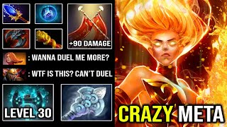 EPIC Carry Wind Waker + Fallen Sky Lina Free 90 Duel Damage with Brutal Fire Hit Counter LC Dota 2