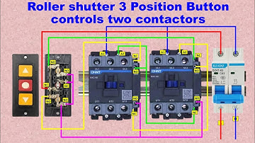 contactor interlock wiring /Two contactor interlocking control circuit diagram #interlockingcircuit