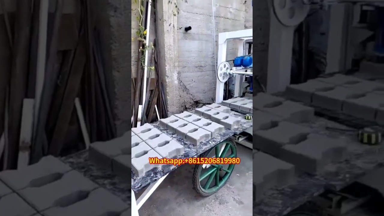 qt4-24 semi automatic cement concrete paver block making machine in bulgaria