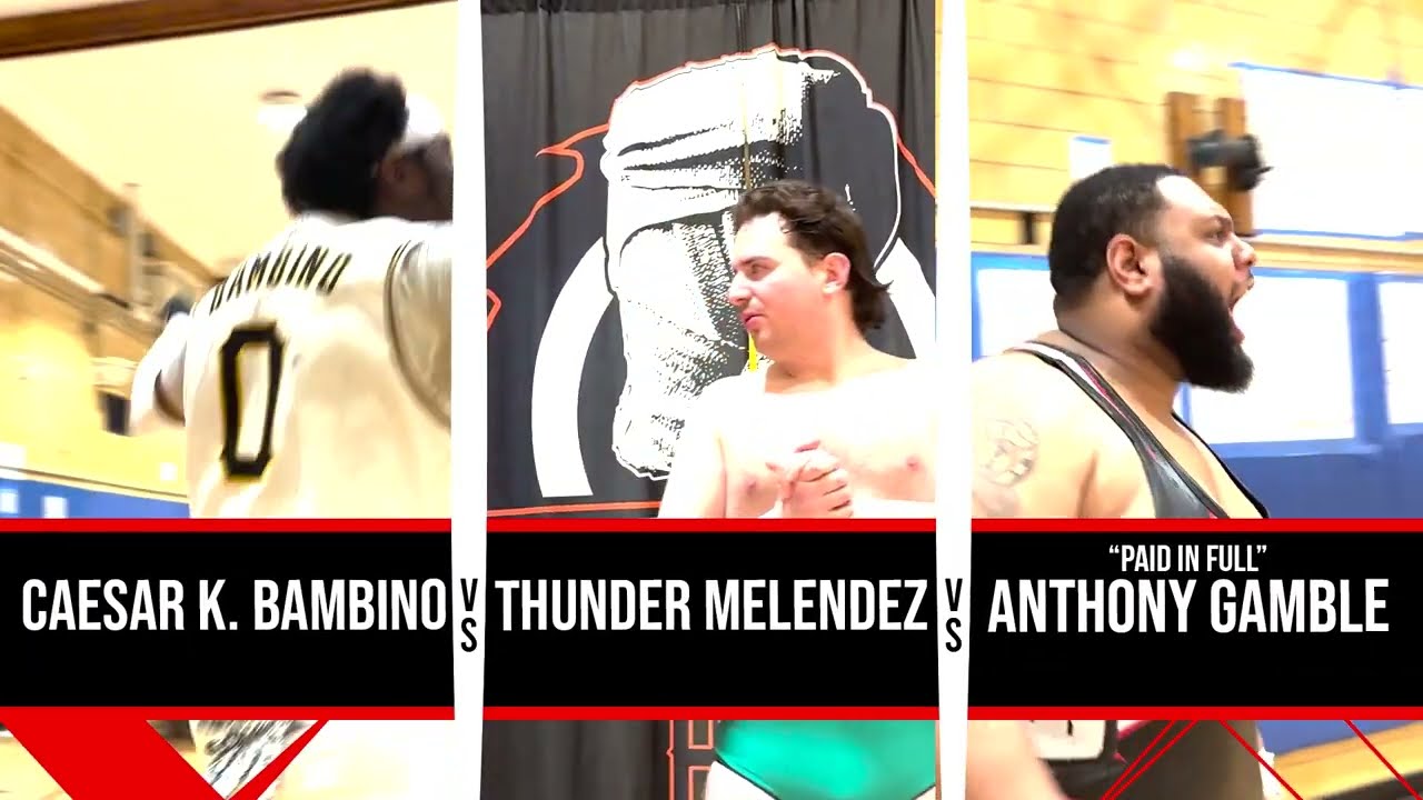 Battle Club X - Triple Threat Match: Caesar K Bambino vs Thunder Melendez vs Anthony Gamble
