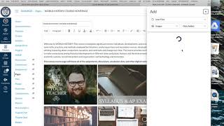 Adding an Image in Canvas' New Rich Content Editor