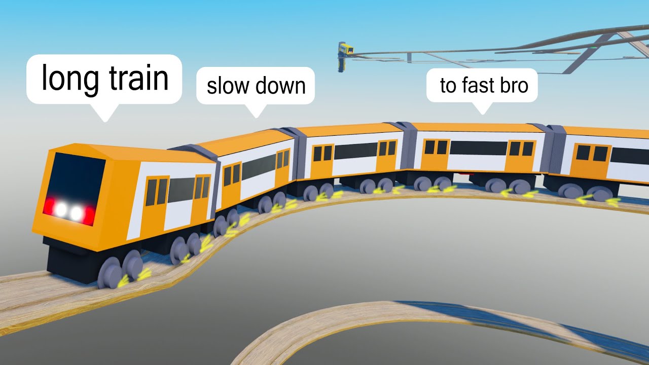 i used LONGEST Train BUT ITS Hard To SLOW DOWN on Roblox Cart Ride...