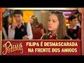 Filipa é desmascarada na frente dos amigos | As Aventuras de Poliana