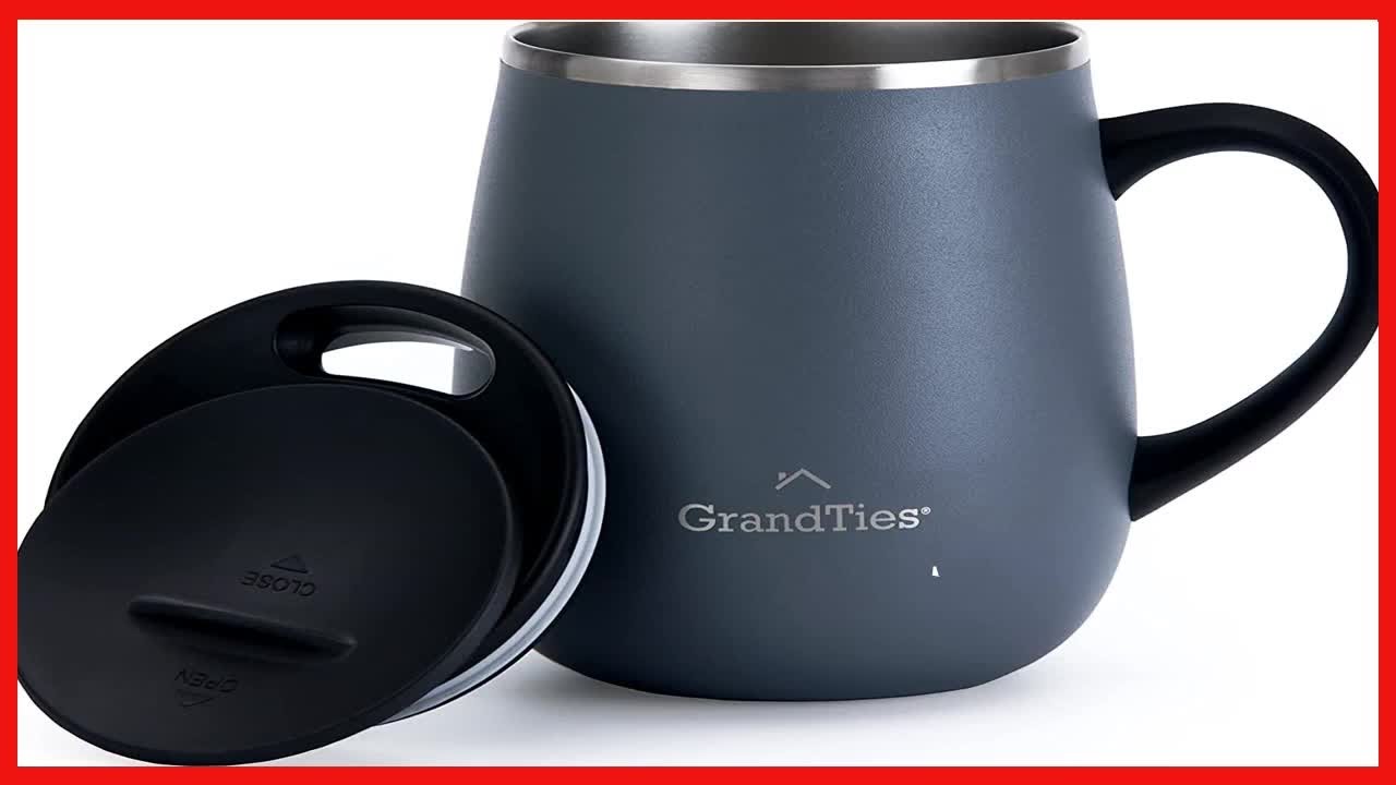 Great product GrandTies Insulated Coffee Mug with Handle Sliding
