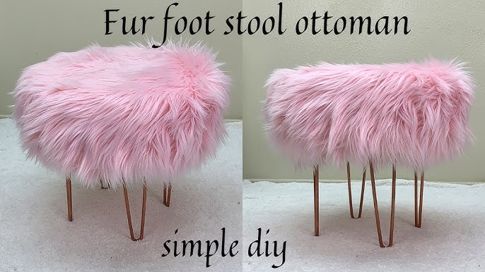 Easy DIY Foot Rest - office diys - under desk foot stools 