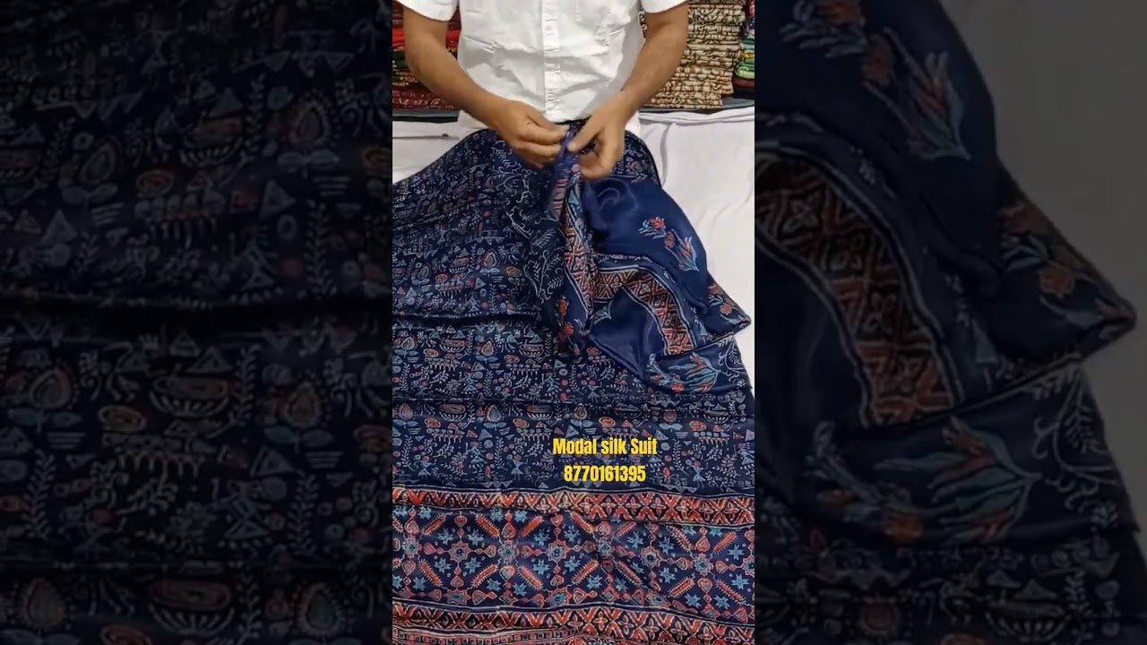 Modal silk suits || Modal silk dress material