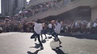 BOY STORY OMG BUSKING in Chengdu - Special Unit Dance (Left side view)