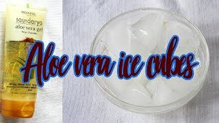 Summer ice cube facial for fresh skin | Vitamin E & Aloe Vera | Dry skin special