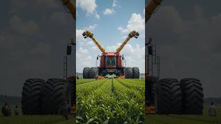 Worlds Largest Farming Machine In Action Futuristic Agriculture Tech