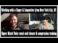 Singing Tips : Working with a singer/songwriter from New York City, USA