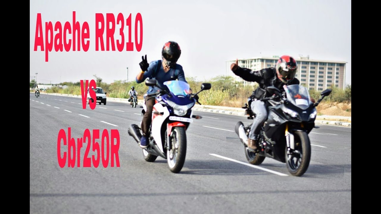 Apache RR310 vs Cbr 250r | Top End - YouTube