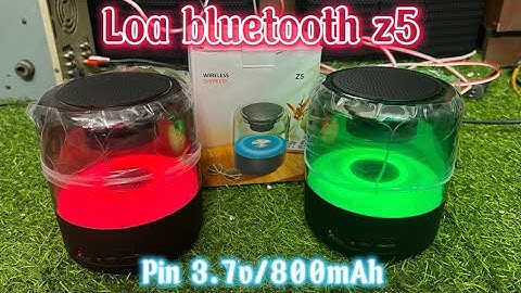Loa bluetooth Z5 tích hợp đèn led loa toàn giải chất âm tuyệt hay (200k) | 036.828.6636