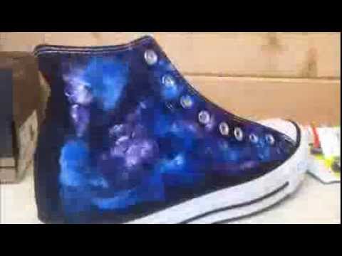 Custom Converse: Galaxy - YouTube