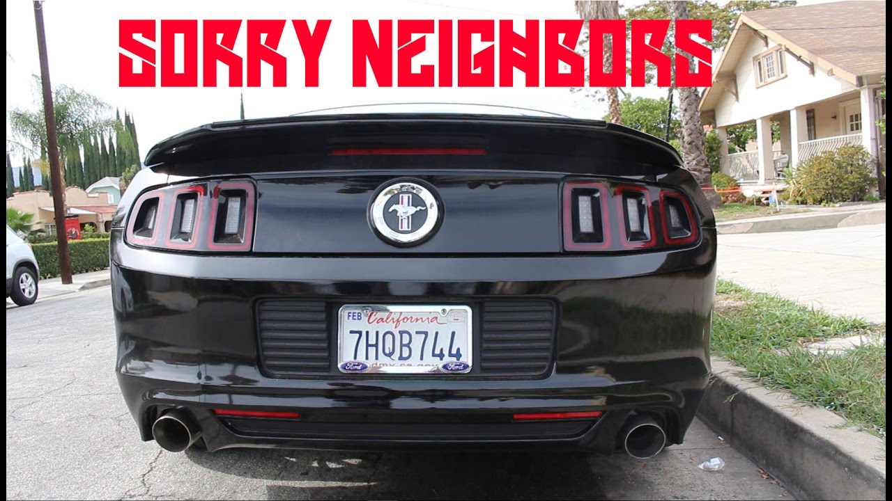 2014 Mustang V6 Exhaust YouTube