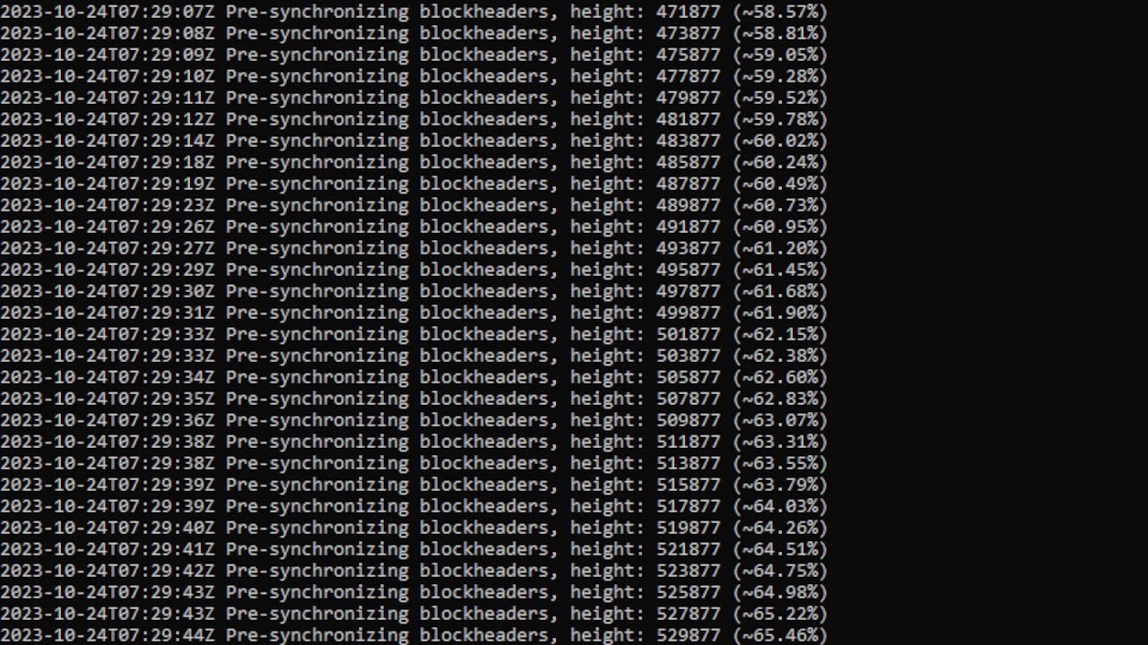 Bitcore Core network mining