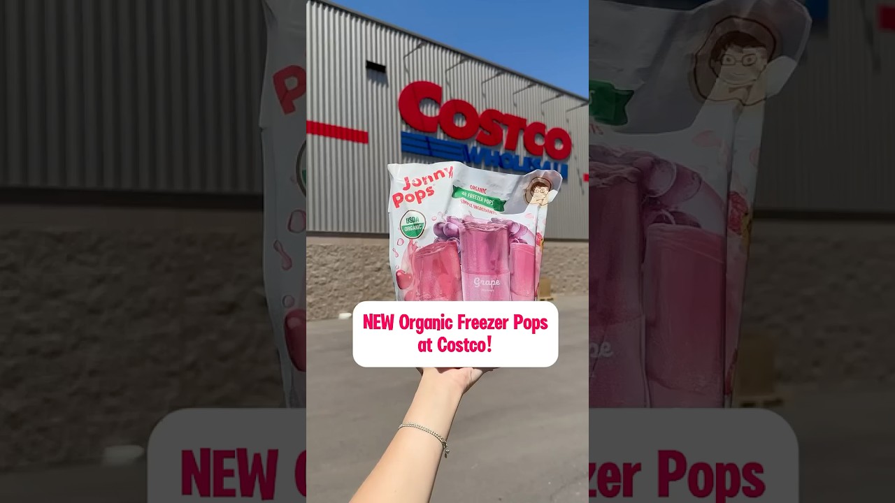Healthy organic freezer JonnyPops at Costco!