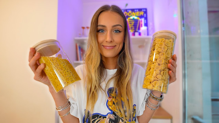 des pâtes + des pots = énorme kiff