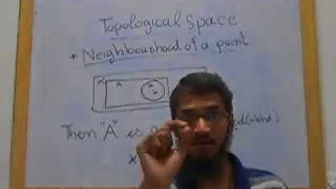 Neighbourhood in a Topological Space