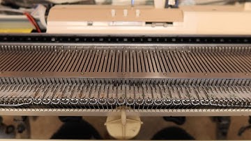 3 Easiest Machine Knitting Cast Ons | Narrated