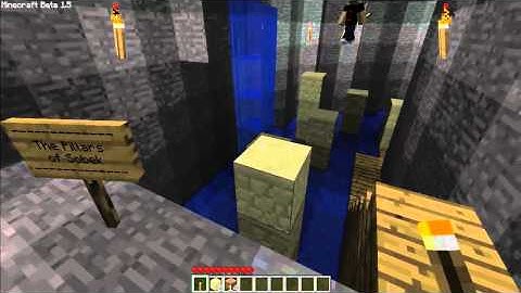 Minecraft : Temple of the gods adventure map MULTIPLAYER : part 1